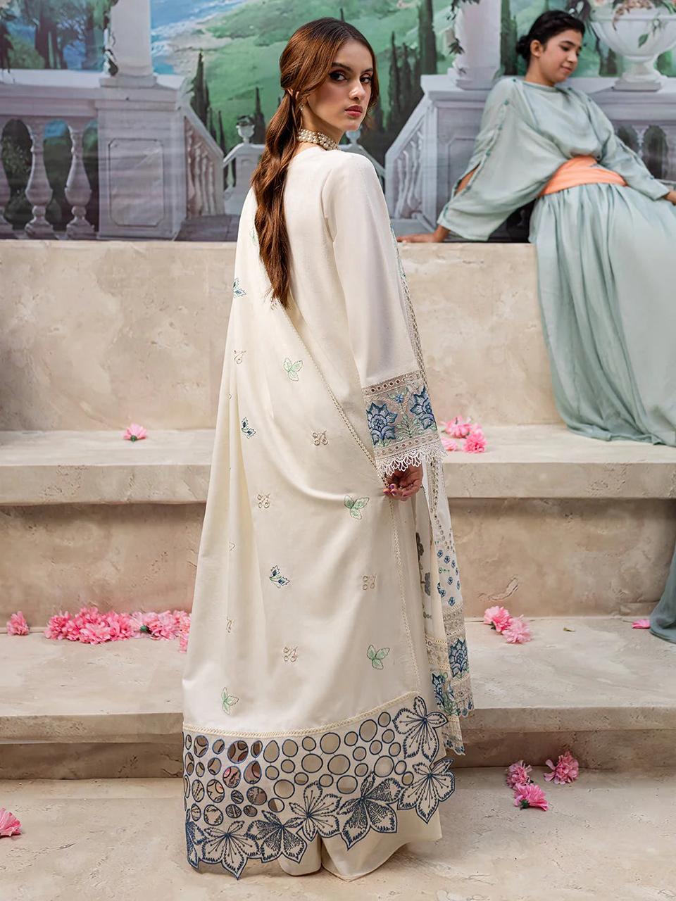 MAHNUR 3pc Wedding Winter Collection Code:71 - Image 4