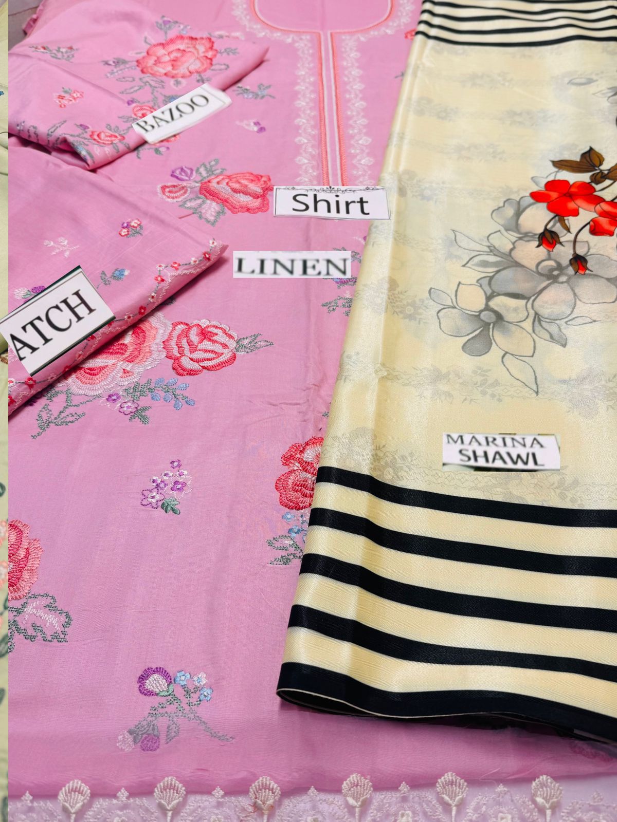 ZARA COCO 3pc Wedding Winter Collection CODE# 7001 - Image 3