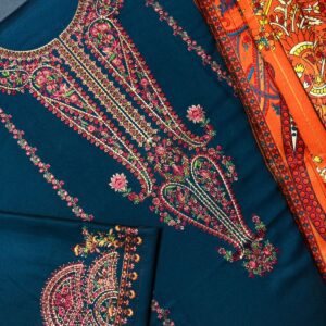 HUSSAIN REHAN 3pc Casual Winter Collection CODE 7026