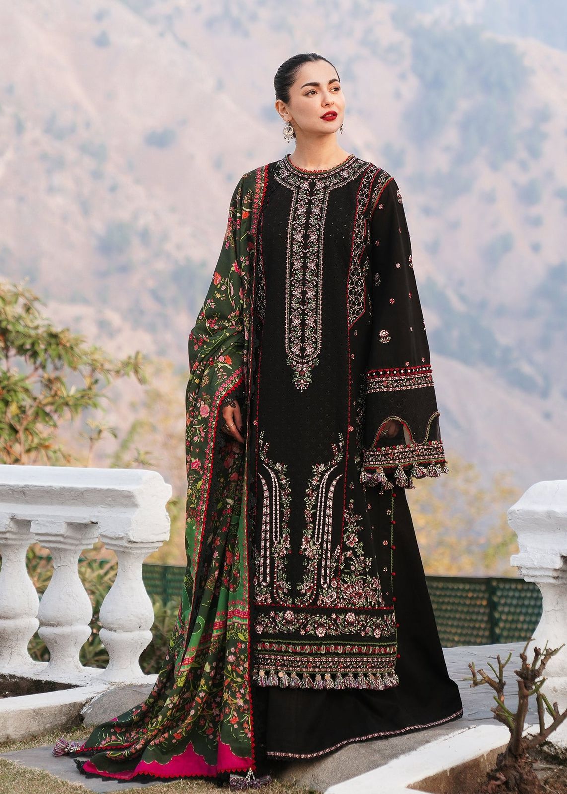 HUSSAIN REHAN 3pc Casual Winter Collection CODE