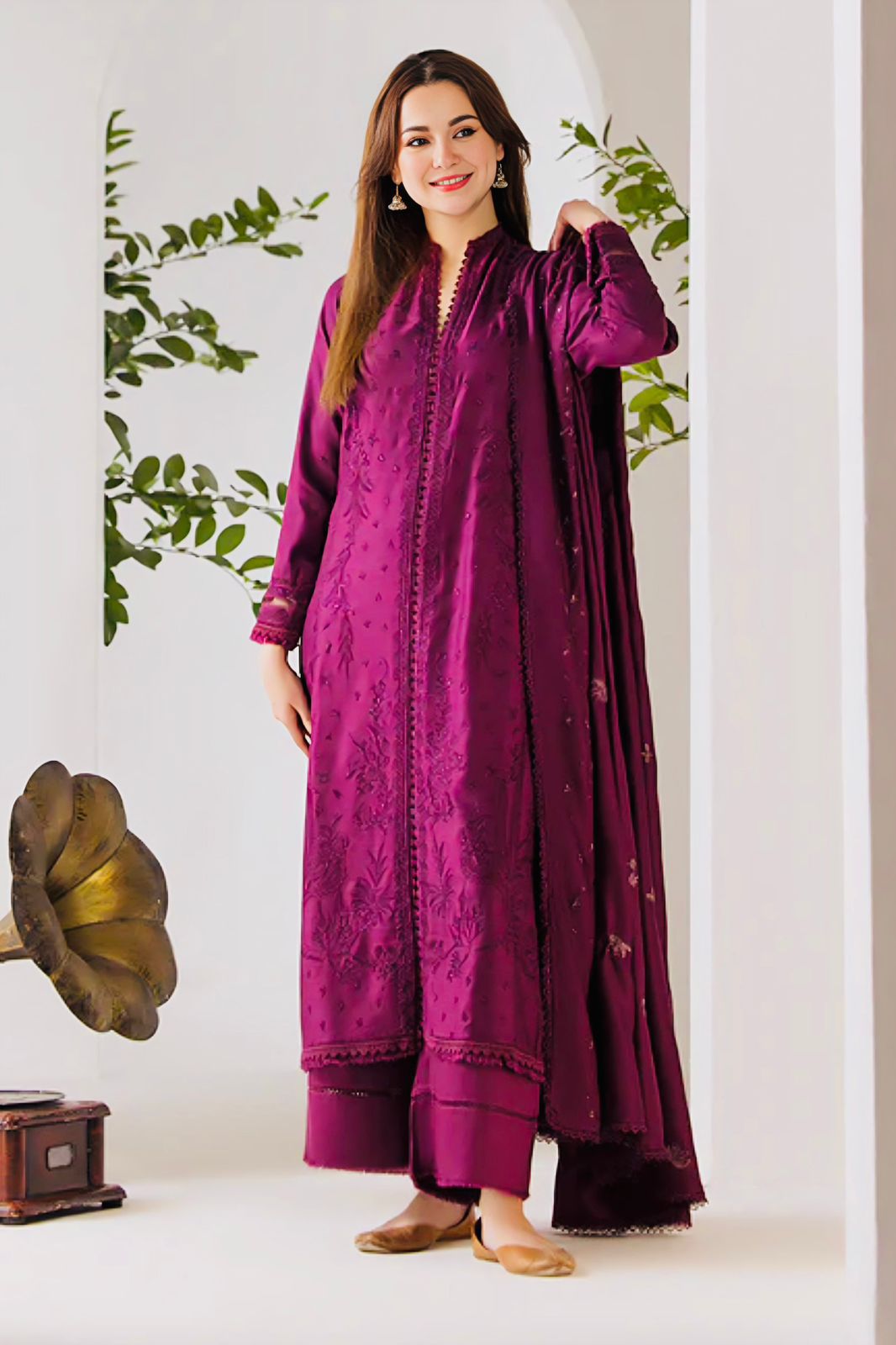 SOBIA NAZIR 3pc Casual Winter Collection CODE 7186