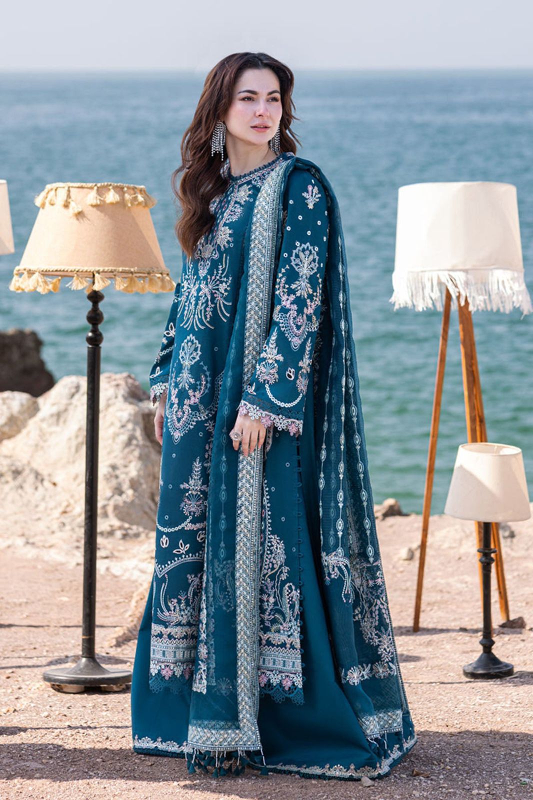 QALAMKAR Hit Article 3Pc Fancy in Winter Collection - Image 3